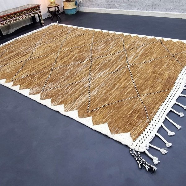 Dywan berberyjski kilim brązowy