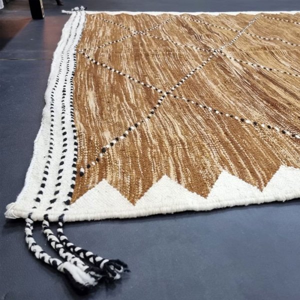 Dywan berberyjski kilim brązowy