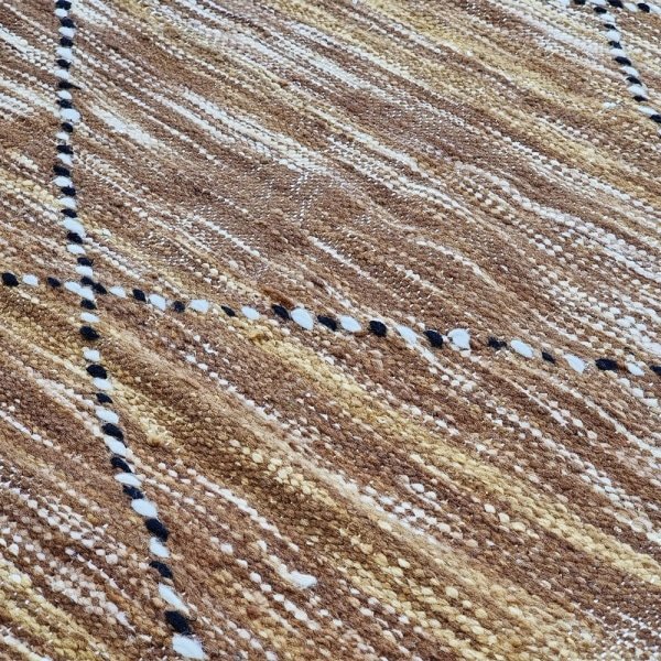 Dywan berberyjski kilim brązowy