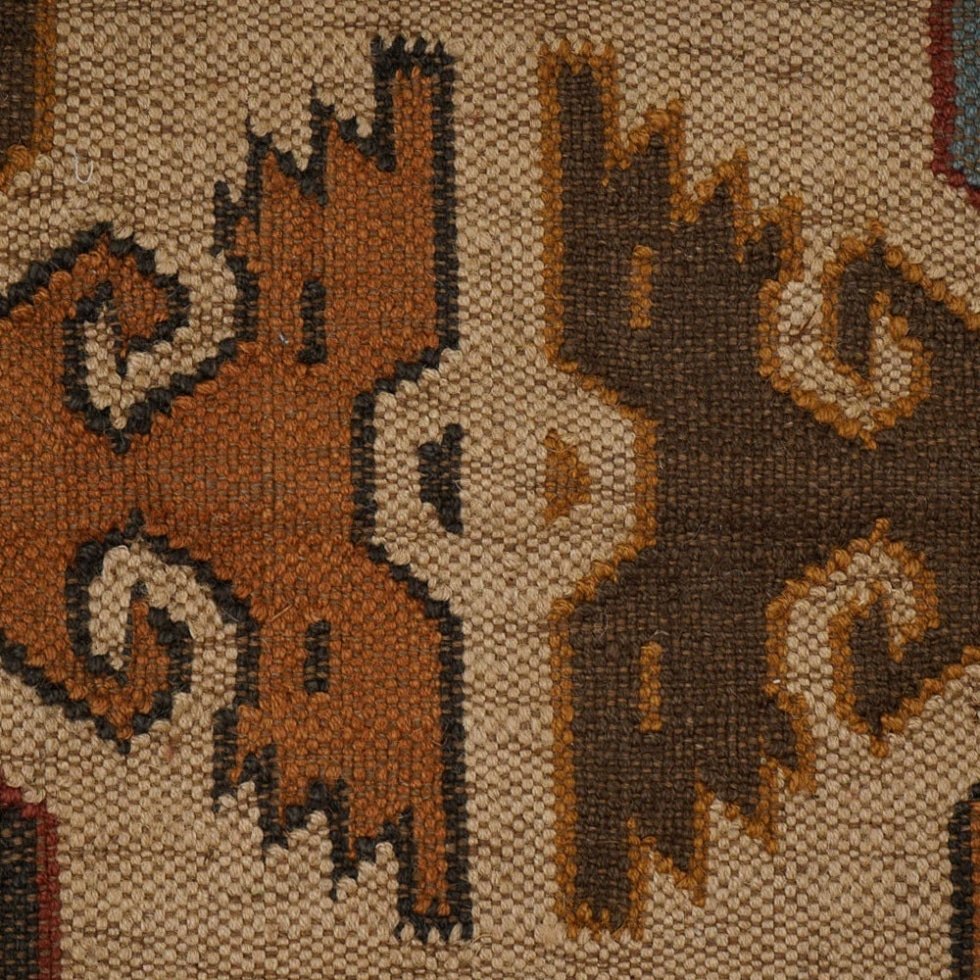 Dywan etniczny Kilim z wełny jutowej