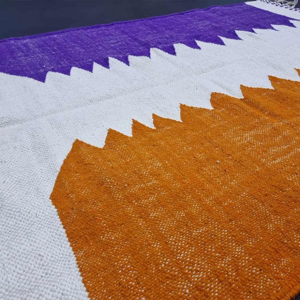 Nowoczesny dywan Berber kilim