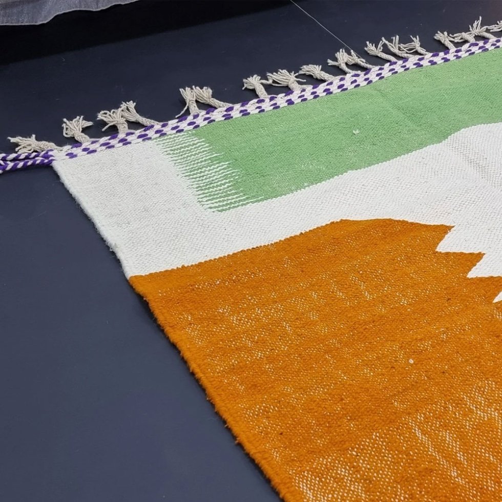 Nowoczesny dywan Berber kilim