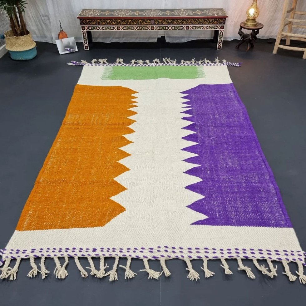 Nowoczesny dywan Berber kilim