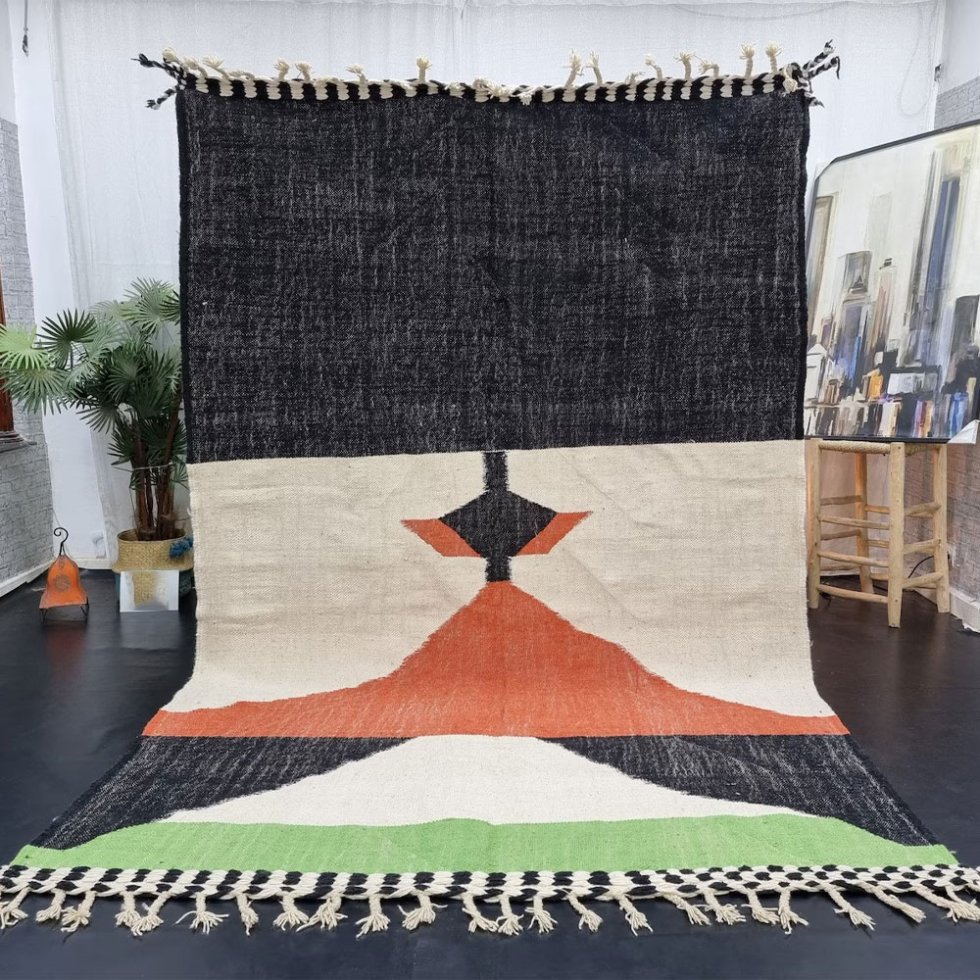 Nowoczesny etniczny dywan berberyjski kilim