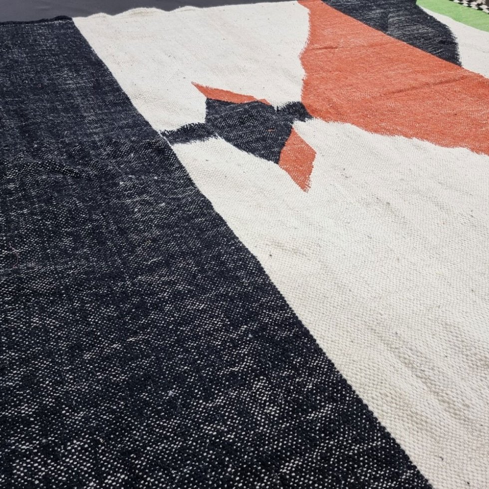 Nowoczesny etniczny dywan berberyjski kilim