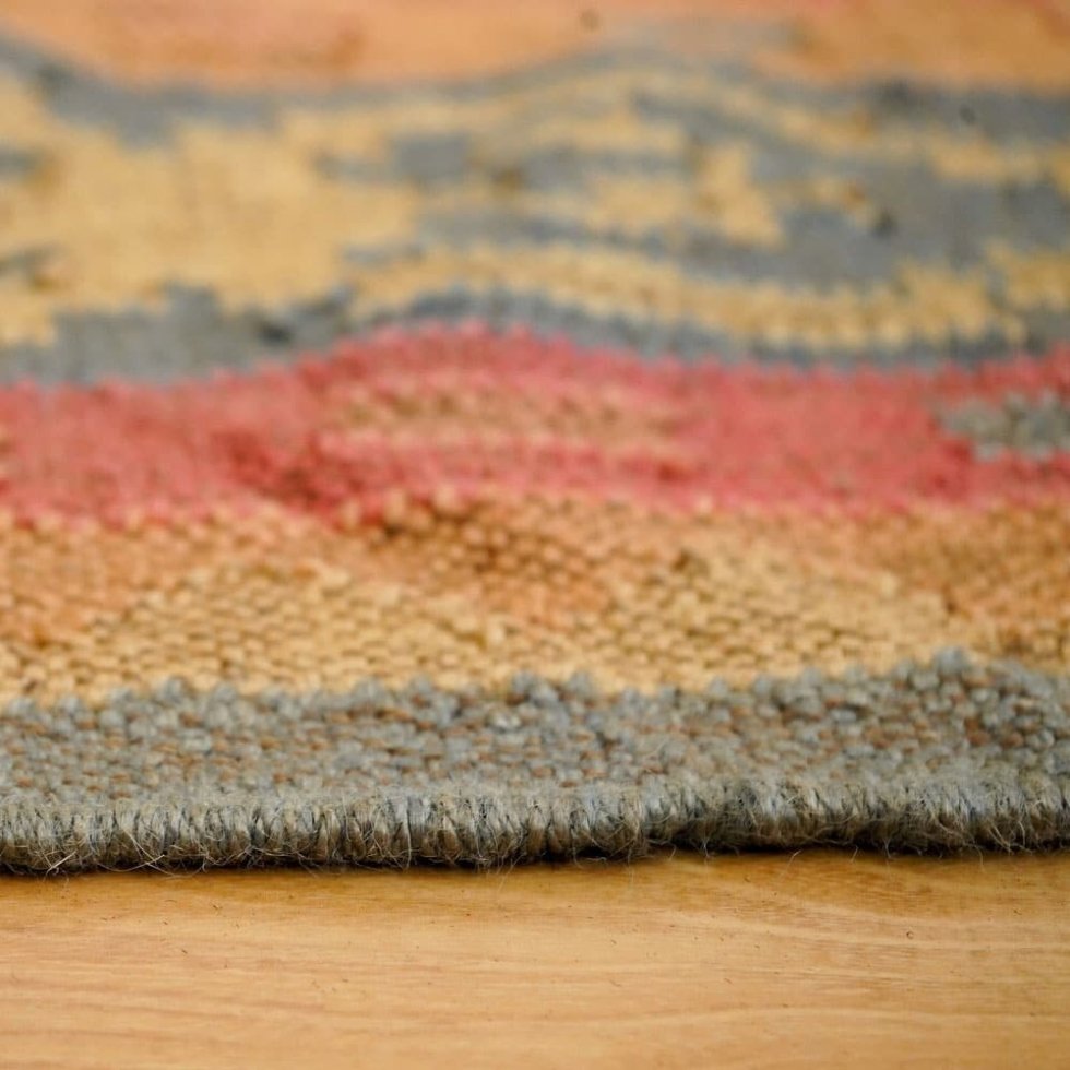 Indyjski dywan kilim w stylu Navajo