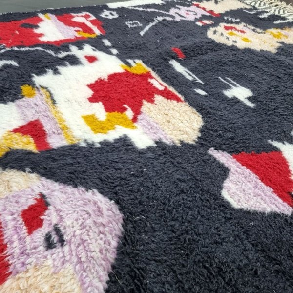 Dywan berberyjski kilim z miękkiej wełny