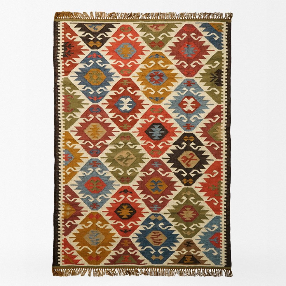 Dywan kilim w stylu południowo-zachodnio-amerykańskim