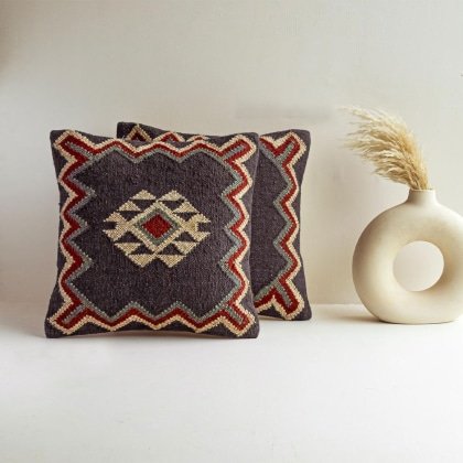 Poszewka na poduszkę 22x22 kilim