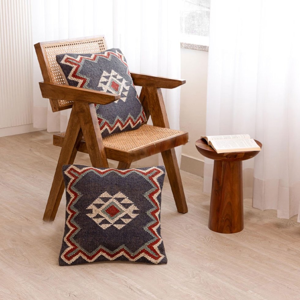 Poszewka na poduszkę 22x22 kilim