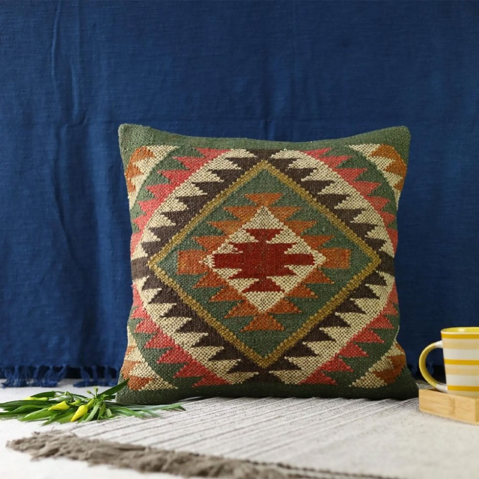 Turecka poduszka kilim 18×18