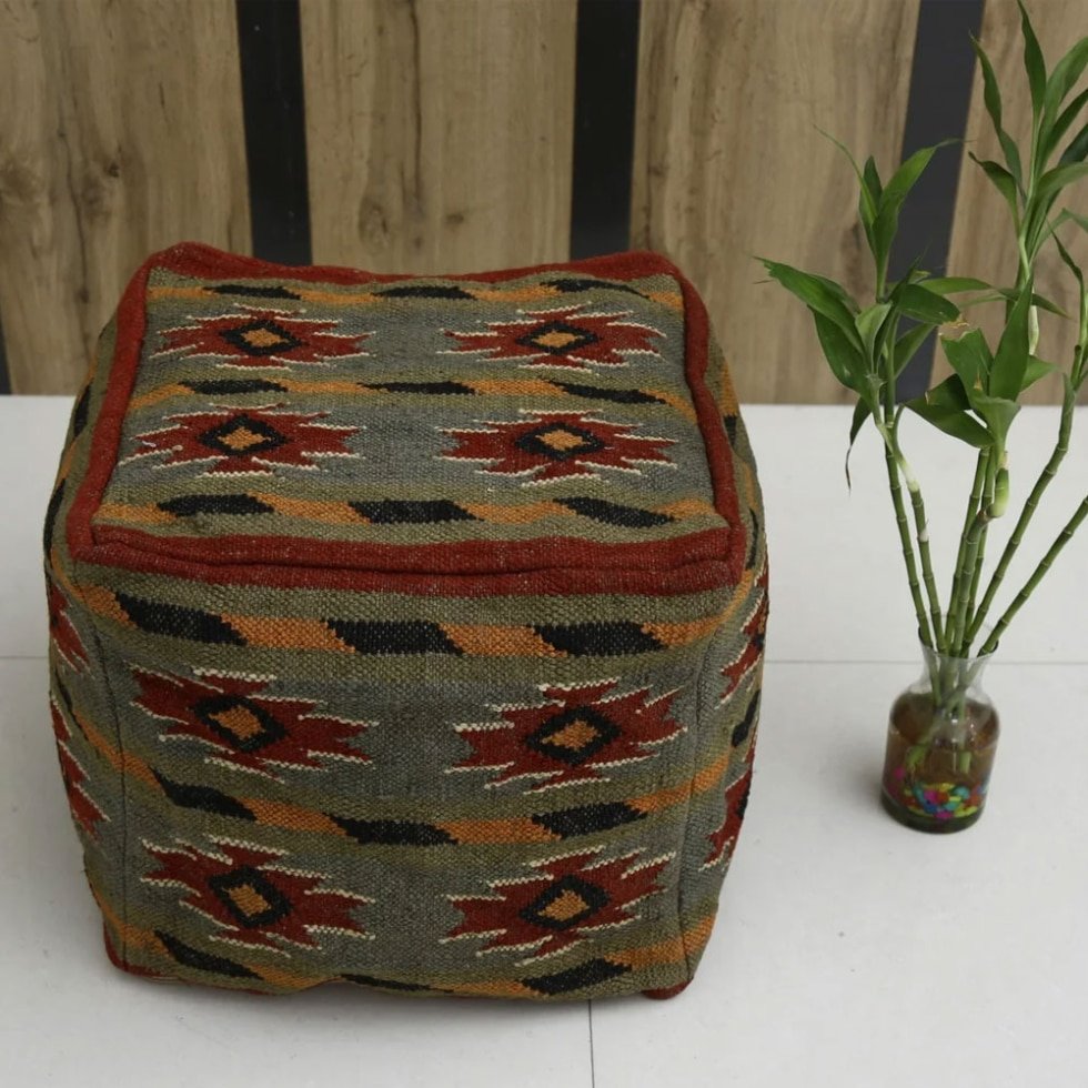 Pufa Casa Rust Kilim