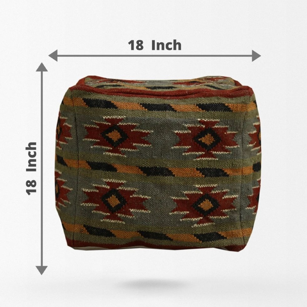Pufa Casa Rust Kilim