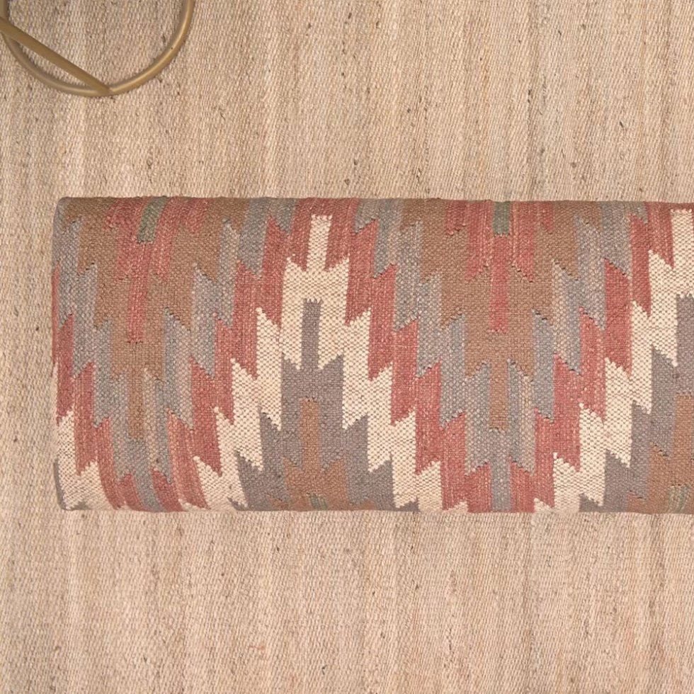 Ławka otomana Diamond Chevron Kilim